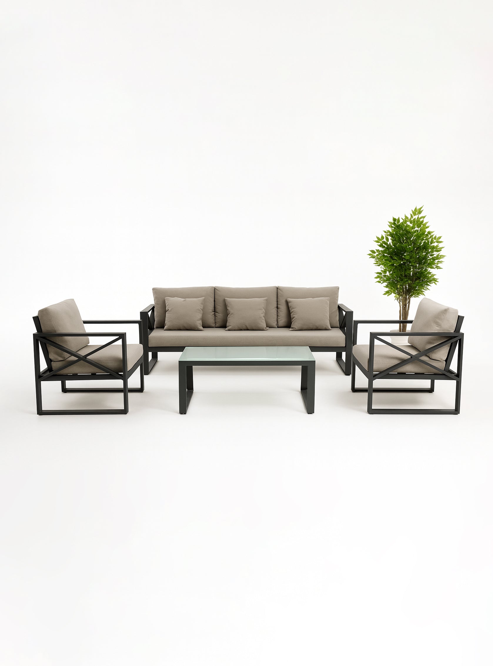 Iron Sofa Set